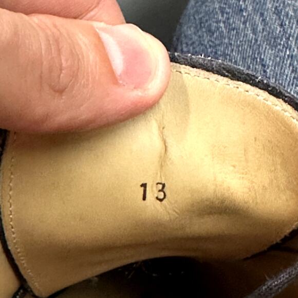 VERY GOOD Jack Erwin Cap-Toe Oxford Black Calf Made in Spain Men's 13 - Picture 11 of 13